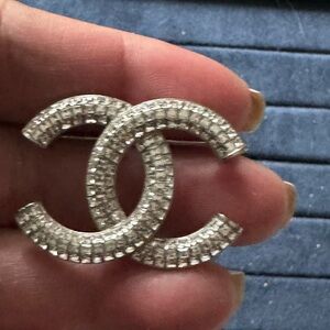 Brand New Never been used chanel crystal brooch